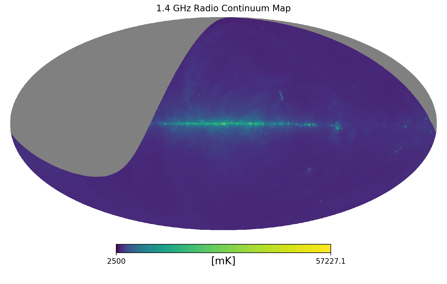 <span style="font-size:16px;position:relative;top:-50px">A New 1.4 GHz Radio Continuum Map of the Sky South of Declination $+25^{\circ}$ ([Calabretta, Staveley-Smith, & Barnes 2014, *PASA*, **31**, e007](https://www.cambridge.org/core/journals/publications-of-the-astronomical-society-of-australia/article/new-14-ghz-radio-continuum-map-of-the-sky-south-of-declination-25/E4FC4554664ADD12C3EE9A424EDDE9C8))</span>