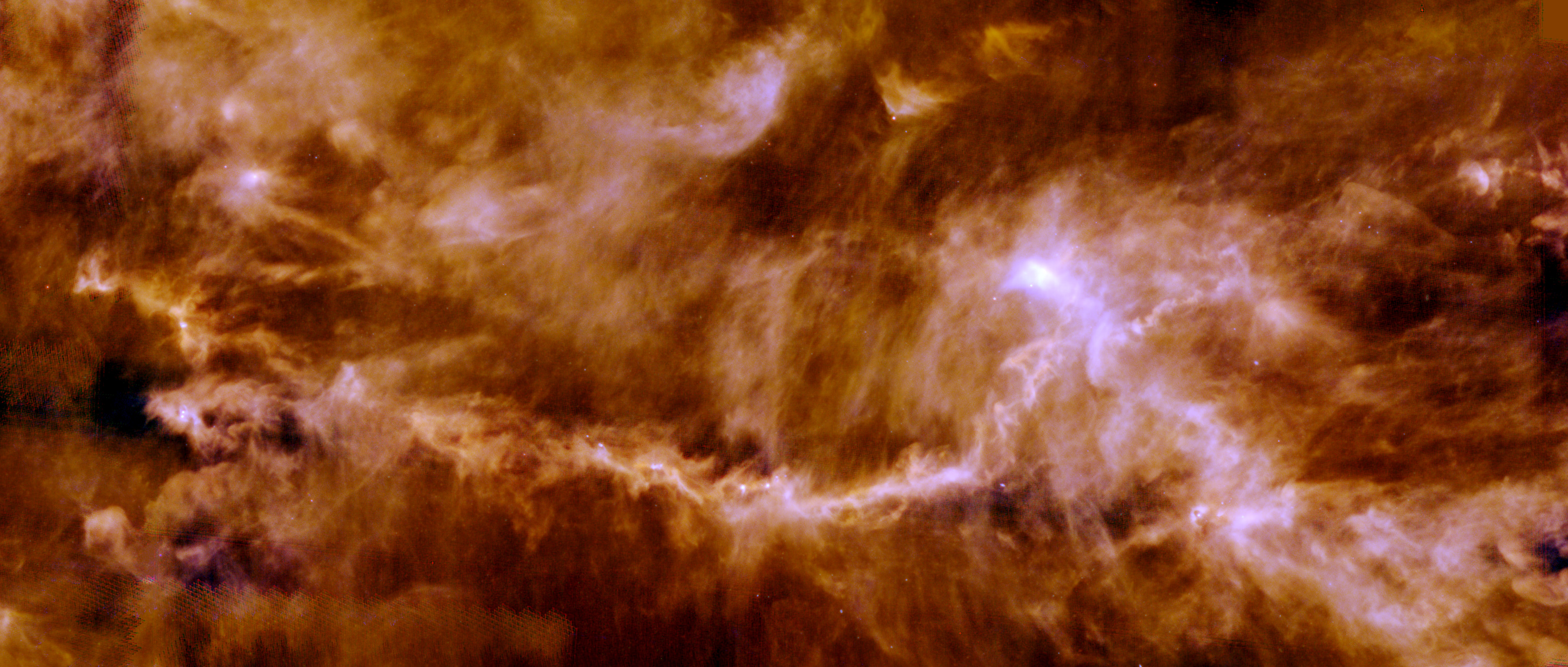 <span style="font-size:16px;position:relative;top:-50px">[ESA/Herschel/PACS, SPIRE/Gould Belt survey Key Programme/Palmeirim *et al.* (2013)](http://www.esa.int/spaceinimages/Images/2015/06/Stars_forming_in_the_Taurus_Molecular_Cloud)</span>