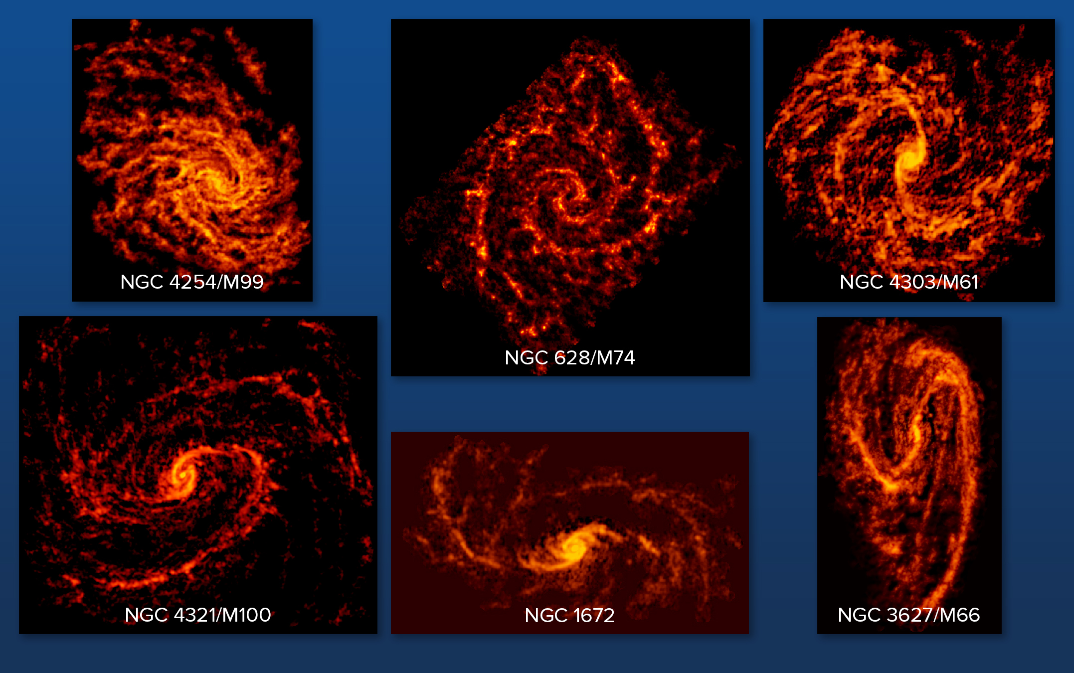 <span style="font-size:16px;position:relative;top:-50px">[Credit: ALMA (ESO/NAOJ/NRAO); NRAO/AUI/NSF, B. Saxton](https://public.nrao.edu/news/2019-alma-phangs/)</span>